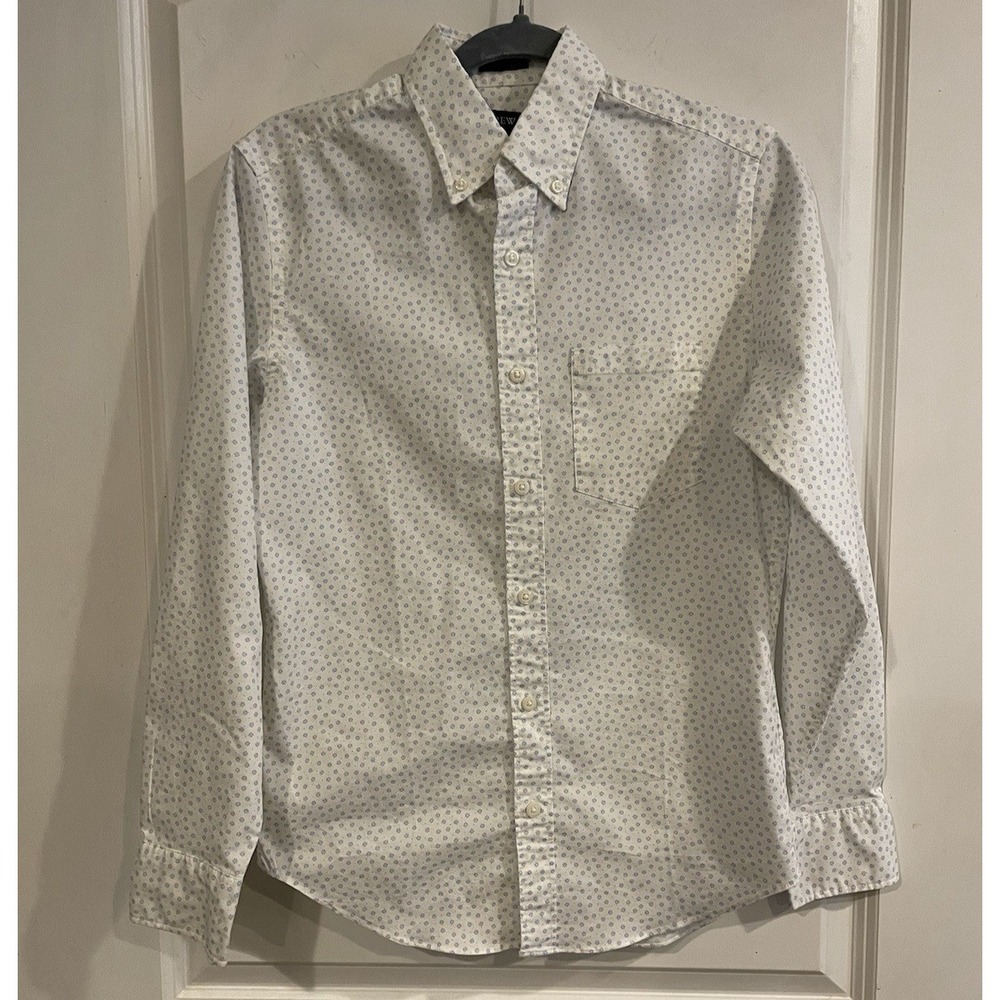 J Crew Performance Button Up Shirt Slim Fit Untucked Men's XS